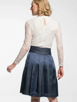 Spieth & Wenksy Röcke*Damen Rock - Edelrose blau kariert