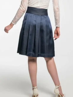 Spieth & Wenksy Röcke*Damen Rock - Edelrose blau kariert