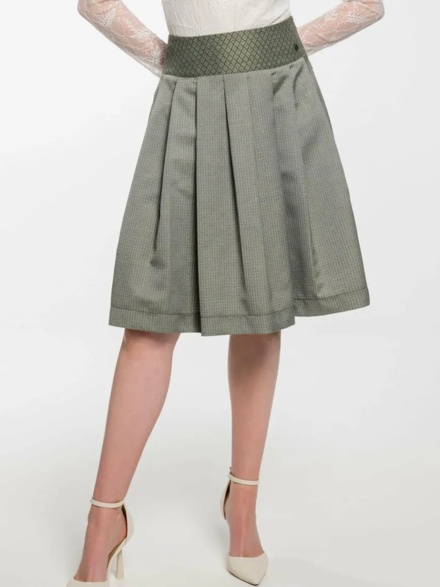 Spieth & Wenksy Röcke*Damen Rock - Elmira oliv uni