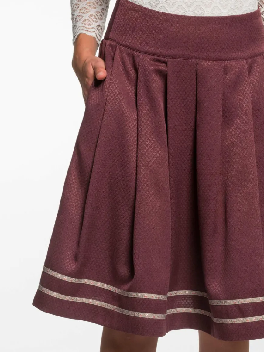 Spieth & Wenksy Röcke*Damen Rock - Enara rot uni