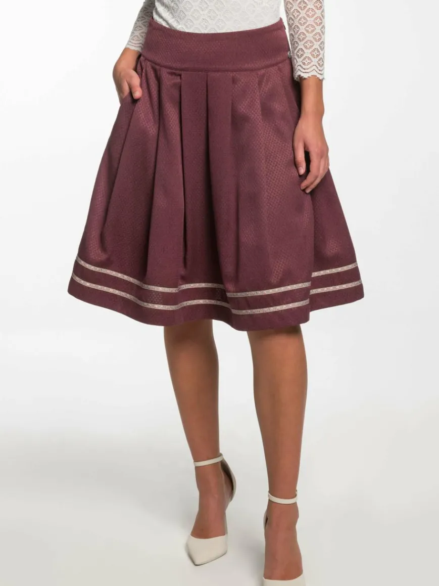 Spieth & Wenksy Röcke*Damen Rock - Enara rot uni