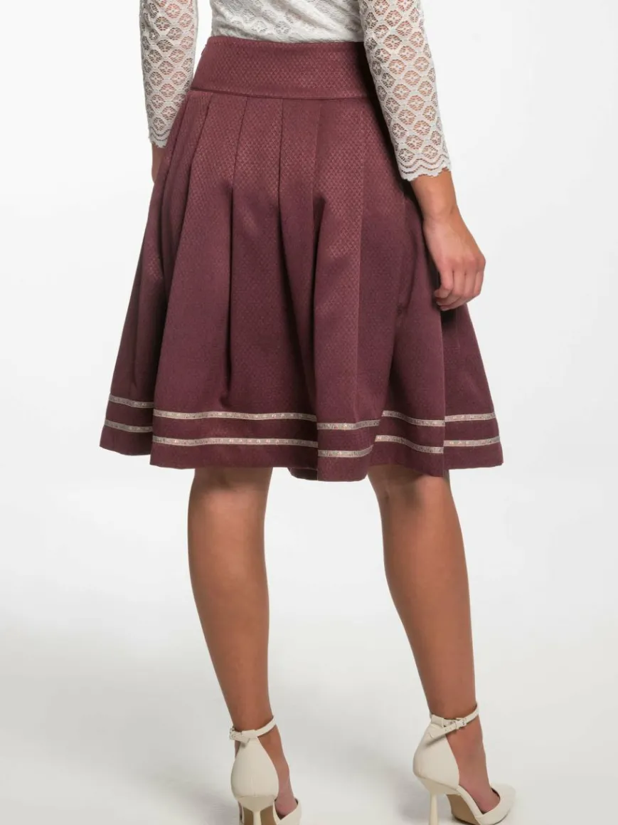 Spieth & Wenksy Röcke*Damen Rock - Enara rot uni