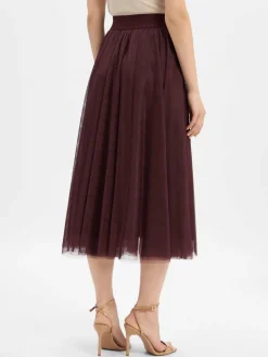 JOOP! Röcke*Damen Rock - Fridi bordeaux uni