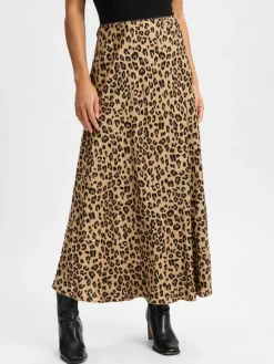 Msch Copenhagen Röcke*Damen Rock - MSCHClarette Irda braun gemustert