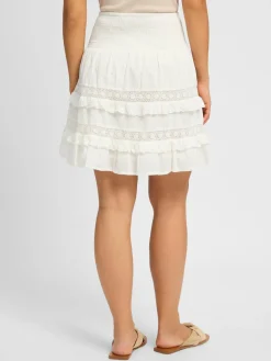 mbyM Röcke*Damen Rock - Viljana-M weiß uni