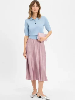 Vila Röcke*Damen Rock - VINitban lila uni