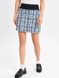 BOSS Röcke*Damen Rock - Vosola marine blau kariert
