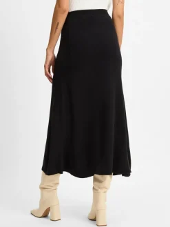 Y.A.S Röcke*Damen Rock - YASFonny schwarz uni