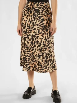 Y.A.S Röcke*Damen Rock - YASPella schwarz beige gemustert