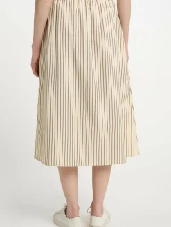 Dreimaster Röcke*Damen Rock in A-Linie gelb gestreift