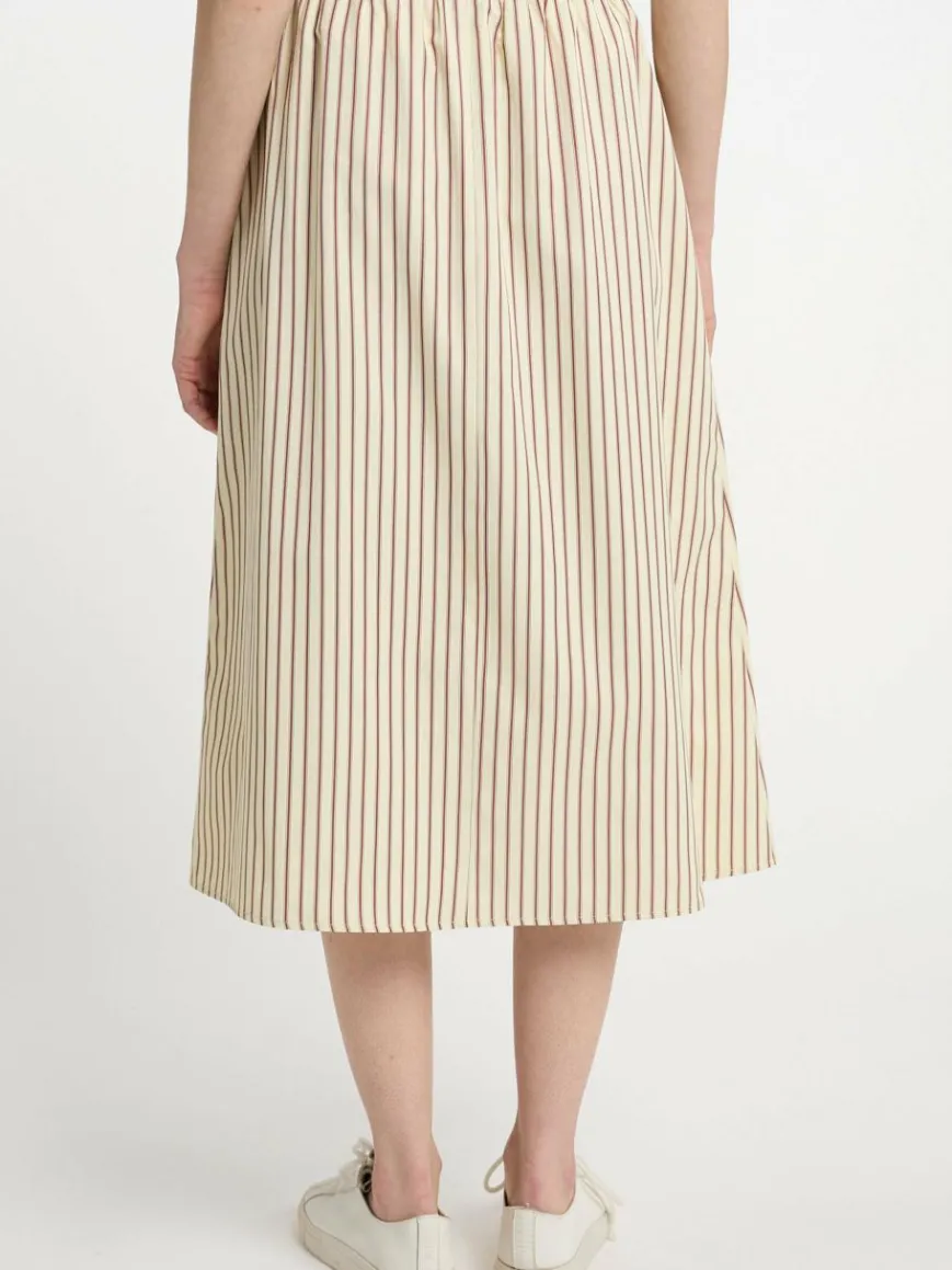 Dreimaster Röcke*Damen Rock in A-Linie gelb gestreift