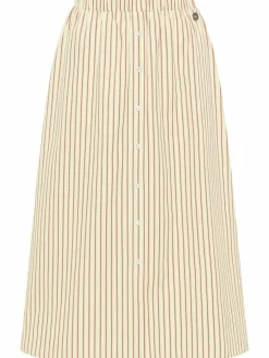 Dreimaster Röcke*Damen Rock in A-Linie gelb gestreift