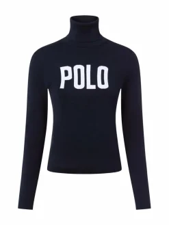 Polo Ralph Lauren Pullover & Strickjacken*Damen Rollkragenpullover marine uni