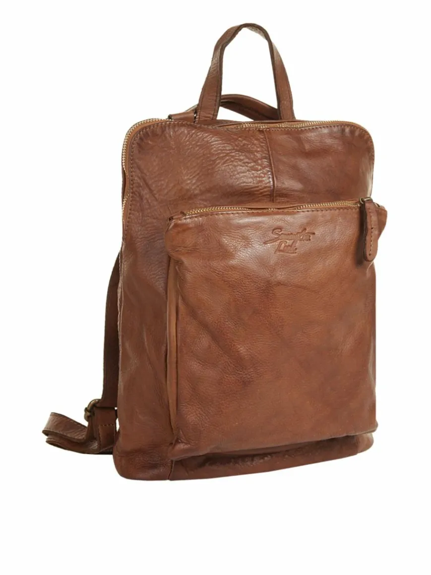 Samantha Look Taschen & Rucksäcke*Damen Rucksack cognac uni
