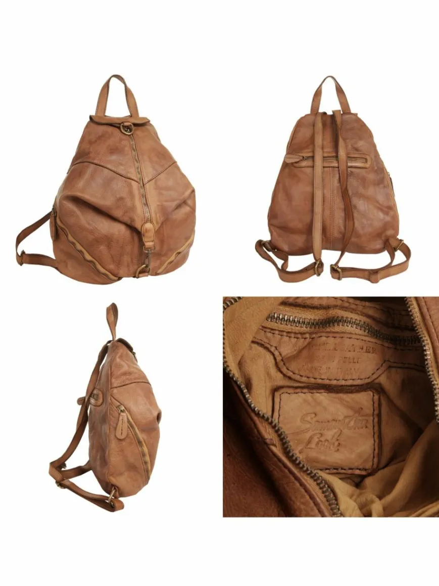 Samantha Look Taschen & Rucksäcke*Damen Rucksack cognac uni