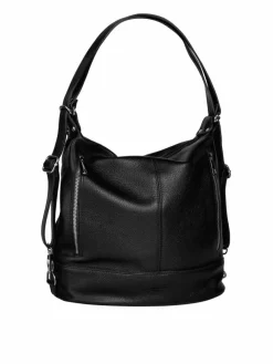 Samantha Look Taschen & Rucksäcke*Damen Rucksack schwarz uni