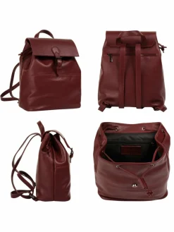 Cluty Taschen & Rucksäcke*Damen Rucksack rot uni