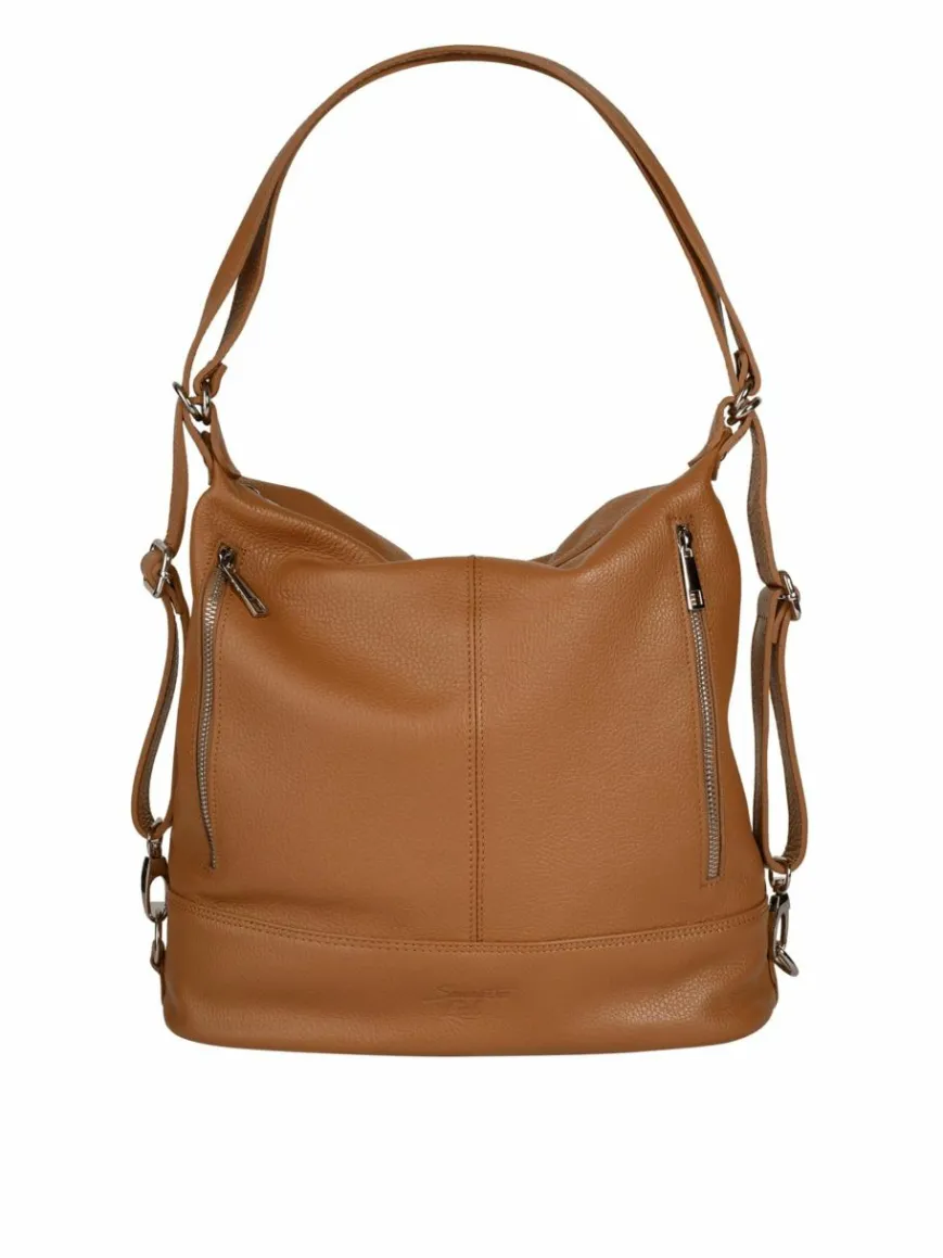 Samantha Look Taschen & Rucksäcke*Damen Rucksack cognac uni
