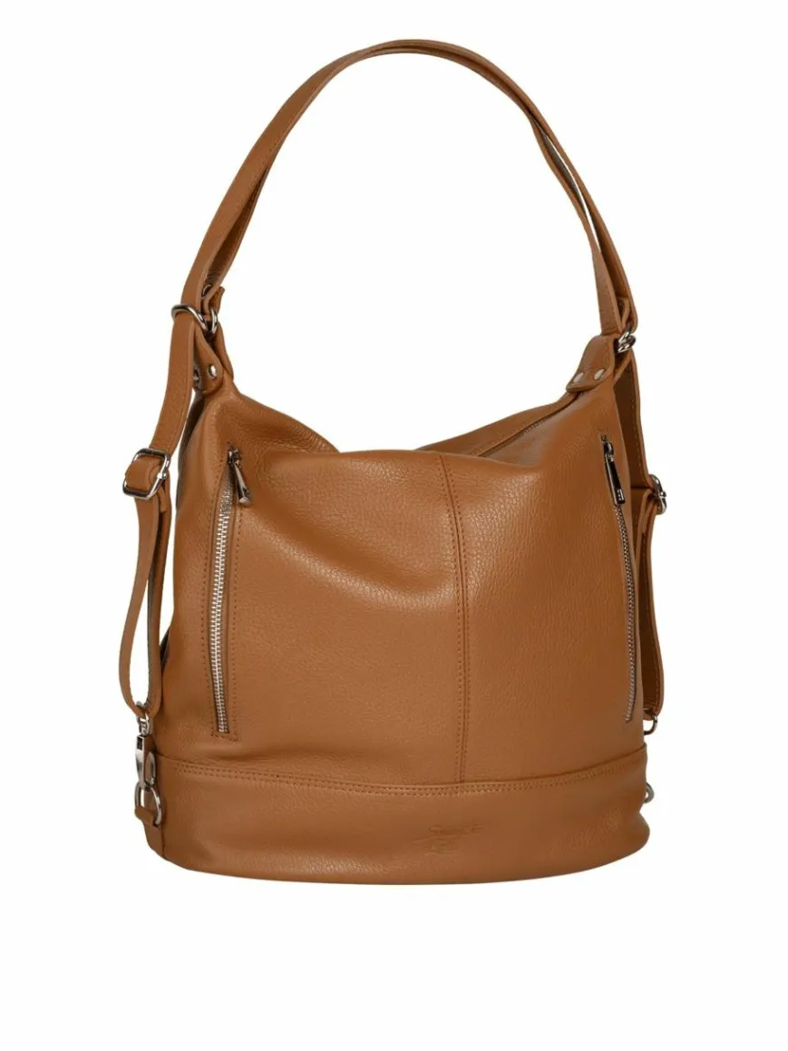 Samantha Look Taschen & Rucksäcke*Damen Rucksack cognac uni