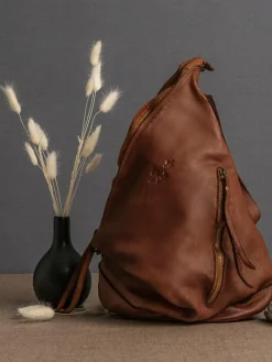 Samantha Look Taschen & Rucksäcke*Damen Rucksack cognac uni