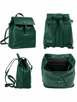 Cluty Taschen & Rucksäcke*Damen Rucksack grün uni