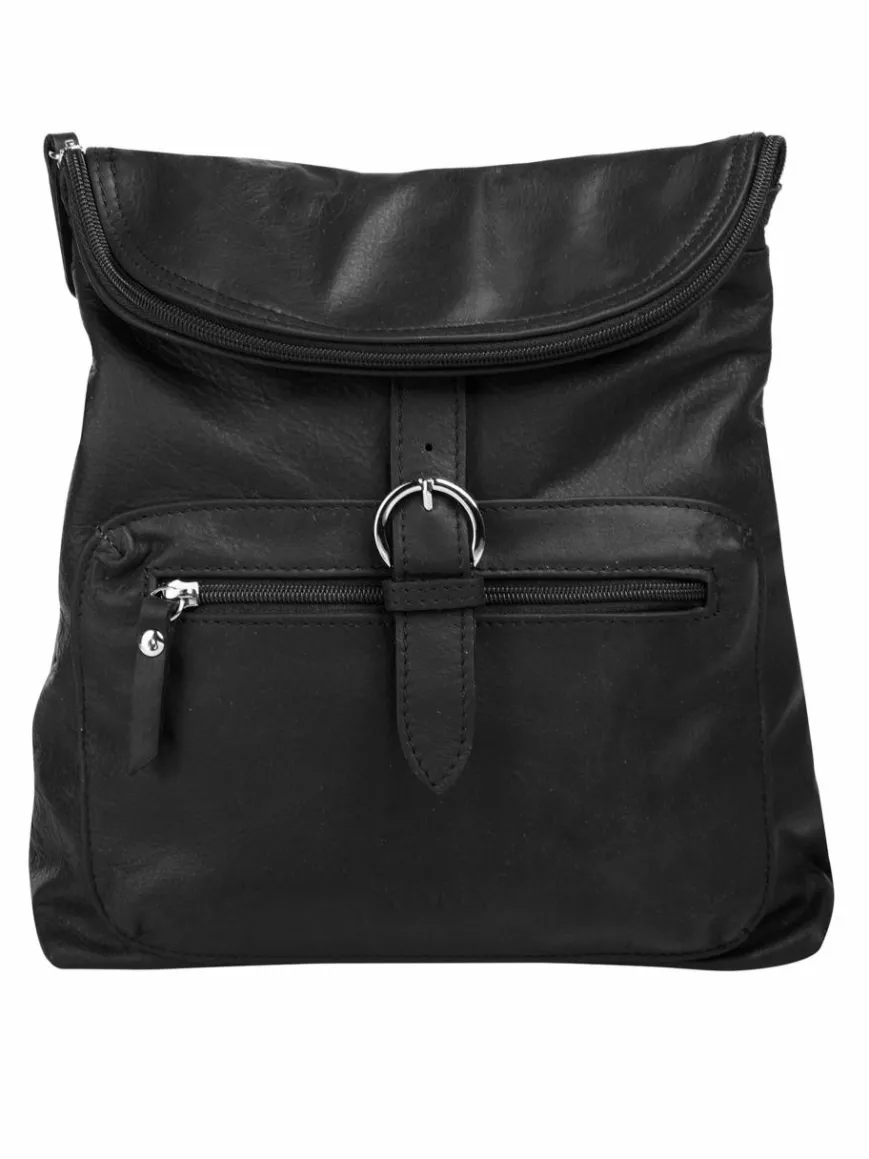 forty° Taschen & Rucksäcke*Damen Rucksack schwarz uni