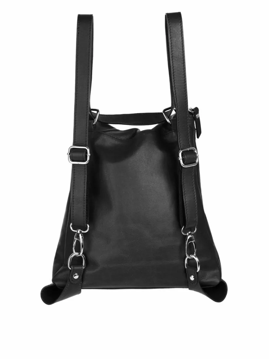 forty° Taschen & Rucksäcke*Damen Rucksack schwarz uni