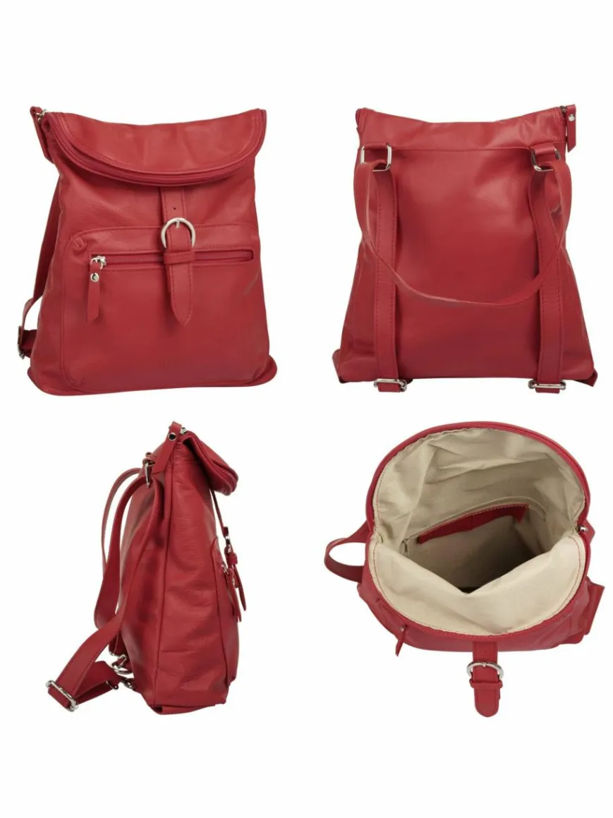 forty° Taschen & Rucksäcke*Damen Rucksack rot uni