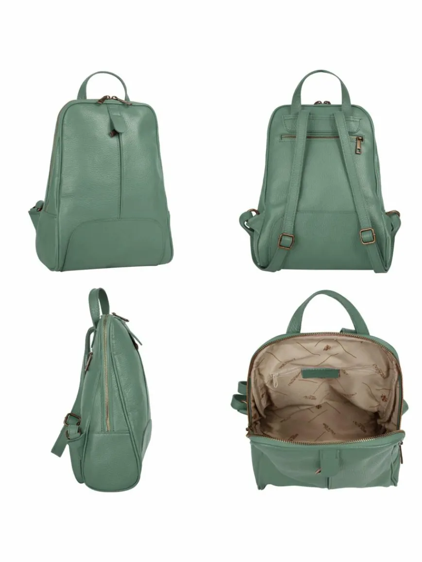 Samantha Look Taschen & Rucksäcke*Damen Rucksack grün uni