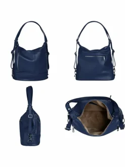 Samantha Look Taschen & Rucksäcke*Damen Rucksack blau uni