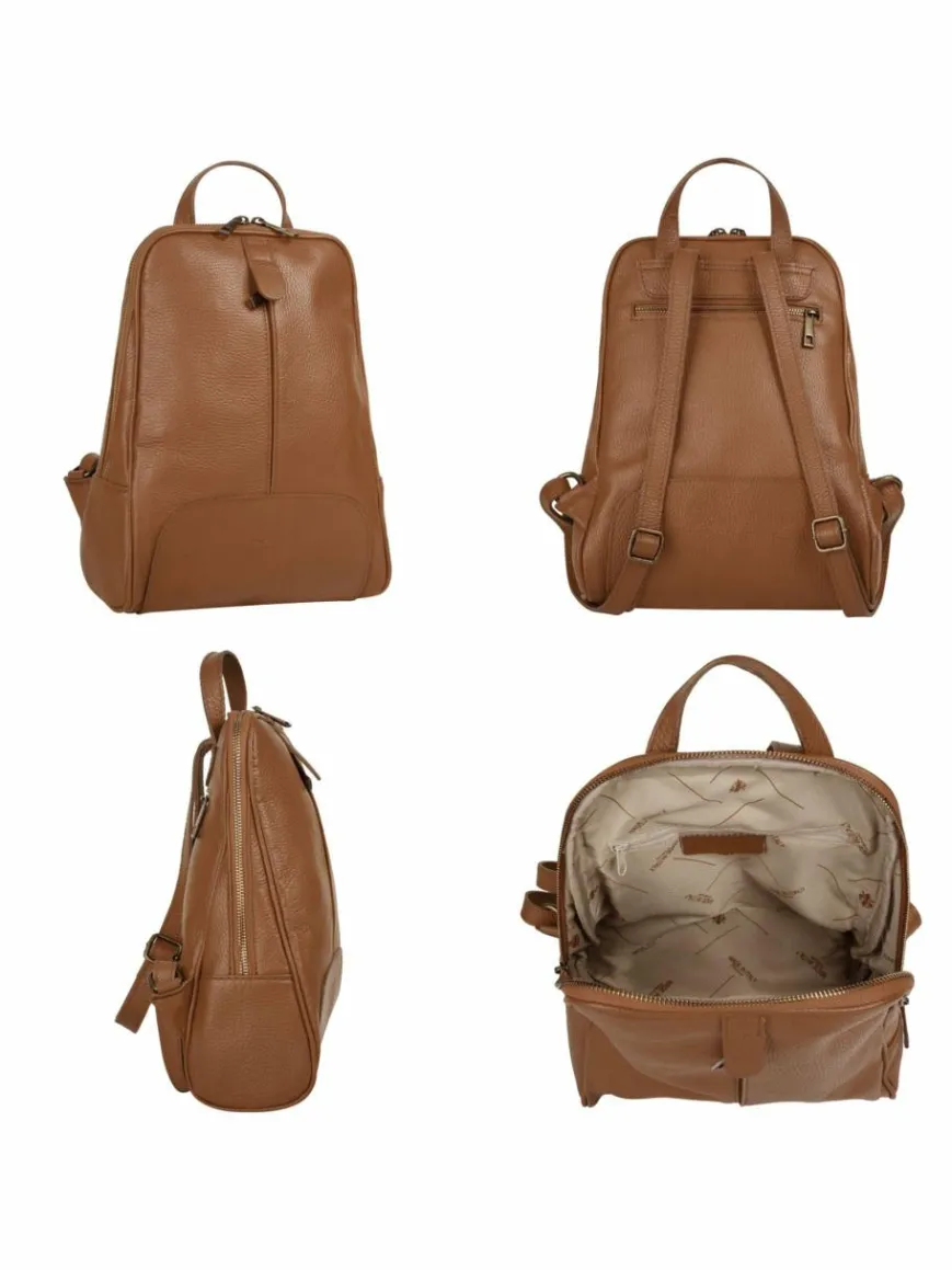 Samantha Look Taschen & Rucksäcke*Damen Rucksack cognac uni