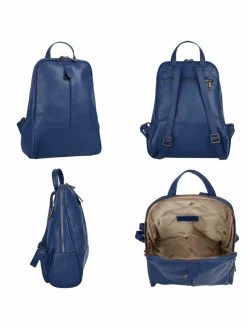 Samantha Look Taschen & Rucksäcke*Damen Rucksack blau uni