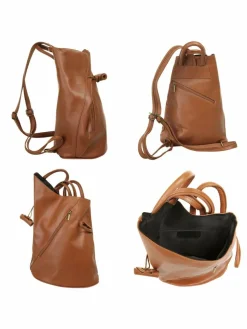 Samantha Look Taschen & Rucksäcke*Damen Rucksack cognac uni