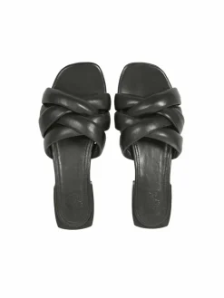Apple of Eden Slipper|Sandalen & Sandaletten*Damen Sandale - JUNE schwarz uni