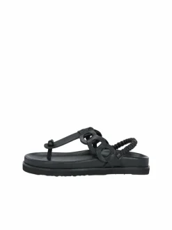 Crickit Zehentrenner|Sandalen & Sandaletten*Damen Sandale - ODINE schwarz uni