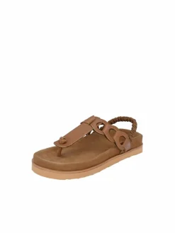 Crickit Zehentrenner|Sandalen & Sandaletten*Damen Sandale - ODINE camel uni