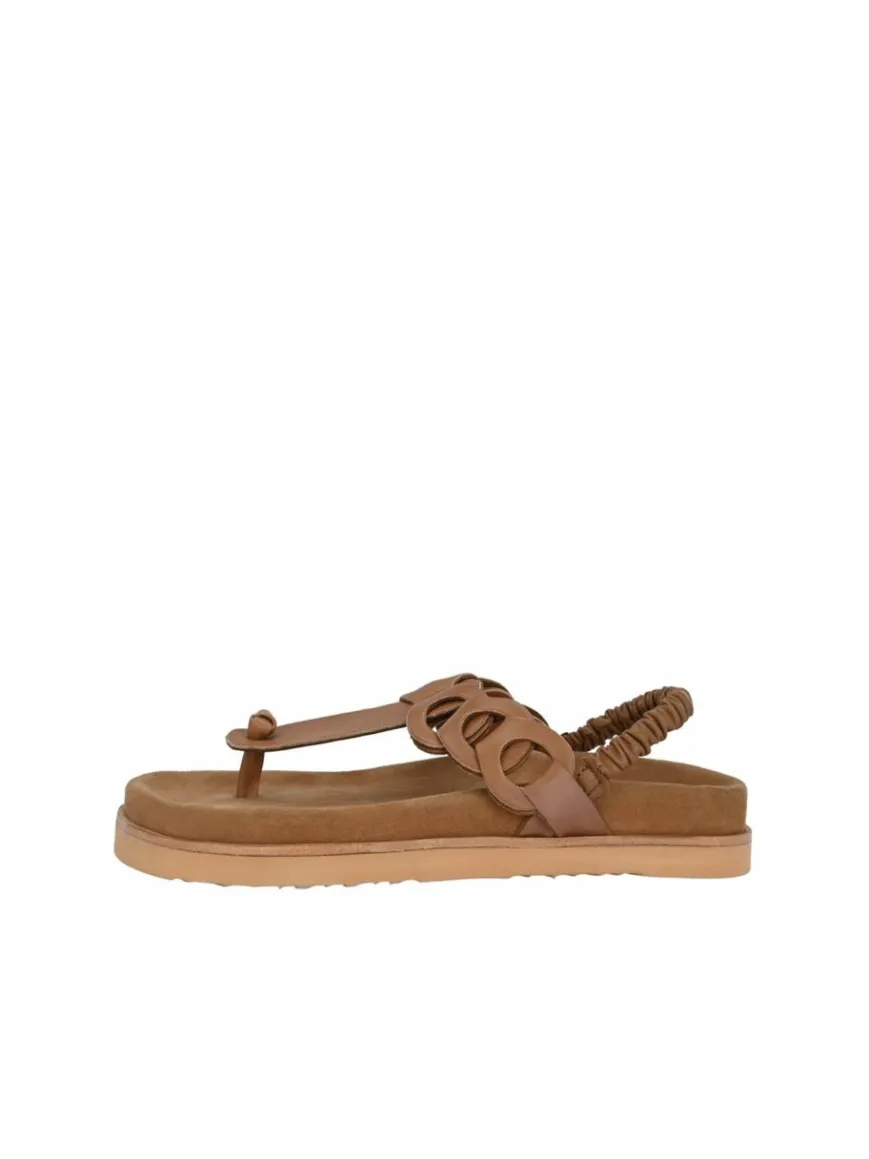 Crickit Zehentrenner|Sandalen & Sandaletten*Damen Sandale - ODINE camel uni