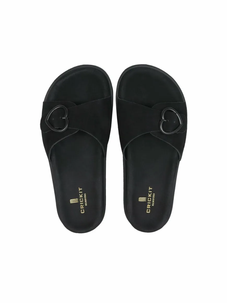 Crickit Sandalen & Sandaletten*Damen Sandale - RILANA schwarz bedruckt