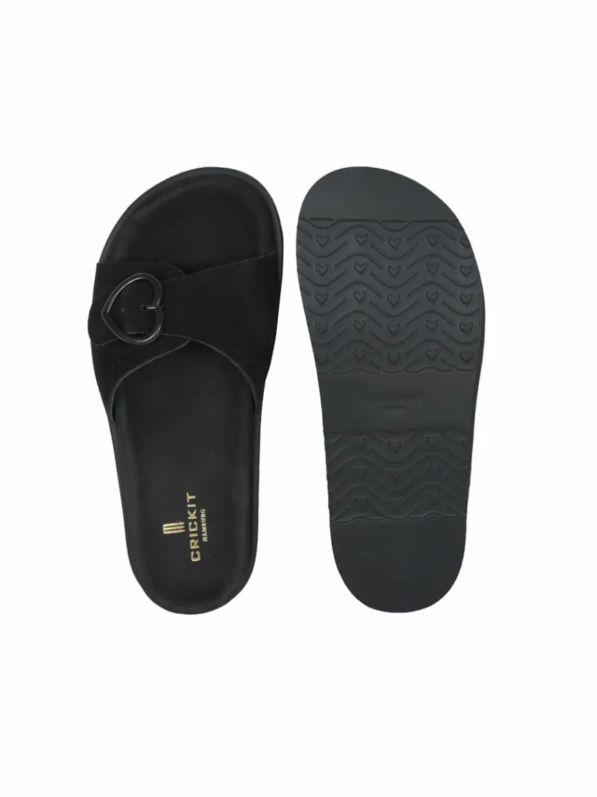 Crickit Sandalen & Sandaletten*Damen Sandale - RILANA schwarz bedruckt