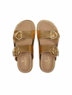 Crickit Sandalen & Sandaletten*Damen Sandale - RINA camel bedruckt
