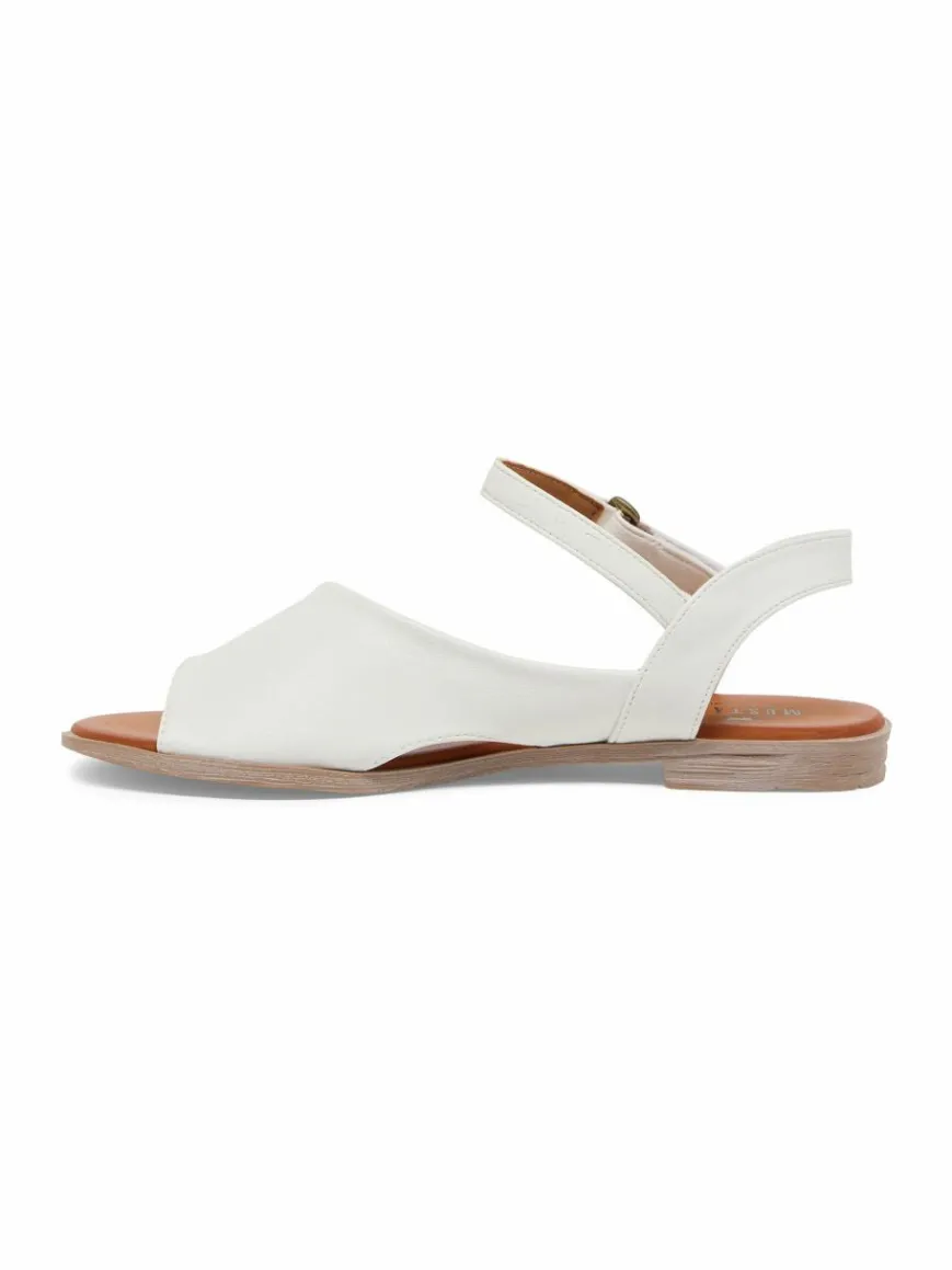 Mustang Sandalen & Sandaletten*Damen Sandalen weiß uni