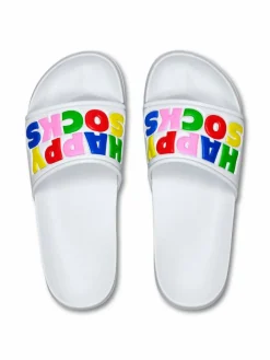 Happy Socks Sandalen & Sandaletten*Damen Sandalen weiß gemustert