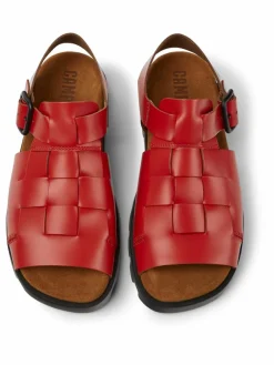 Camper Sandalen & Sandaletten*Damen Sandalen - Brutus rot uni