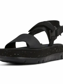 Camper Sandalen & Sandaletten*Damen Sandalen - Oruga Up schwarz uni
