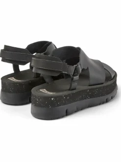 Camper Sandalen & Sandaletten*Damen Sandalen - Oruga Up schwarz uni