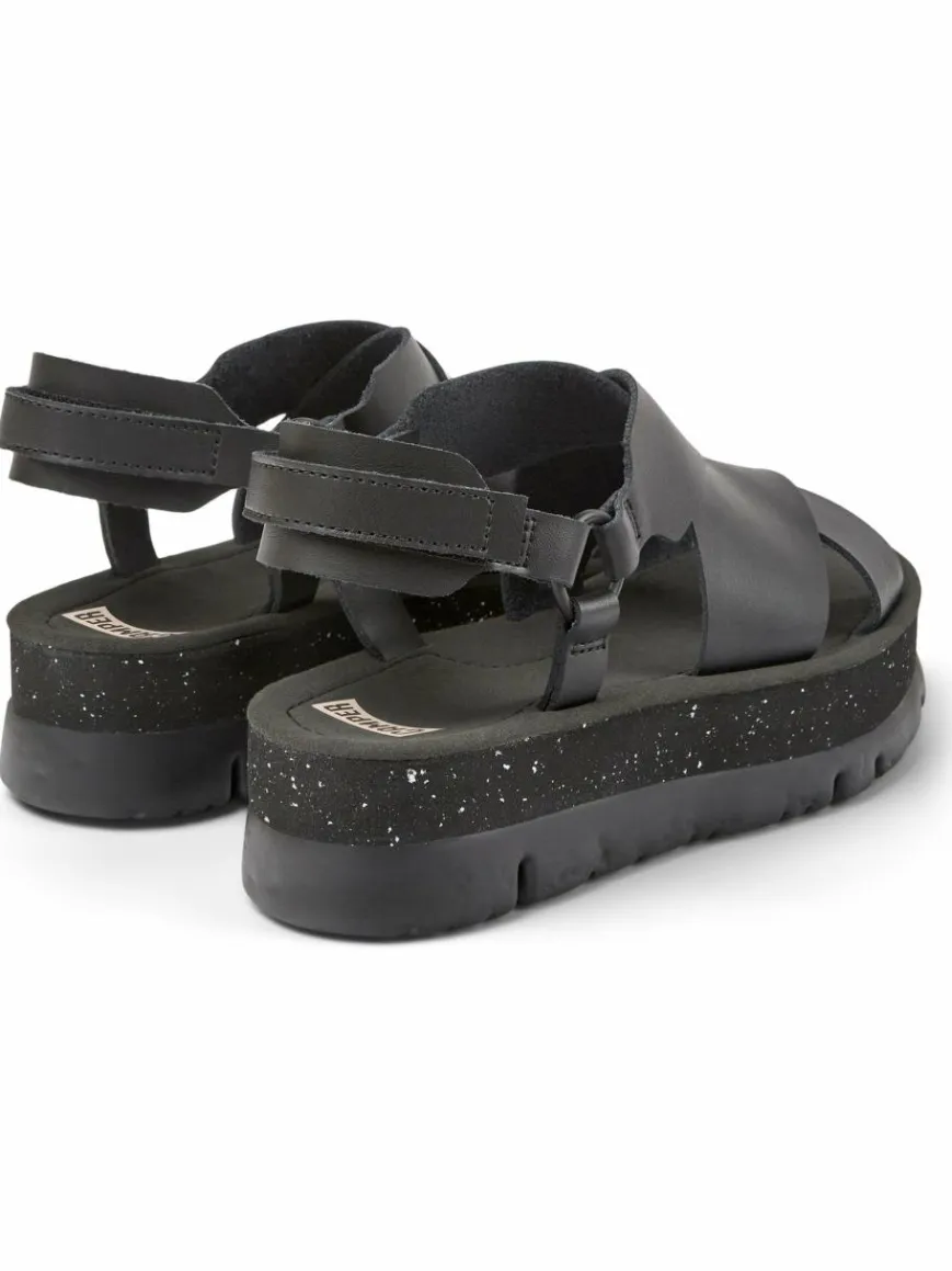 Camper Sandalen & Sandaletten*Damen Sandalen - Oruga Up schwarz uni
