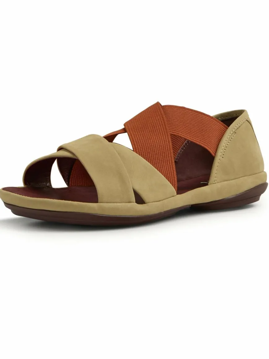 Camper Sandalen & Sandaletten*Damen Sandalen - Right Nina beige uni