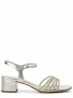 Tamaris Sandalen & Sandaletten*Damen Sandalette silber uni