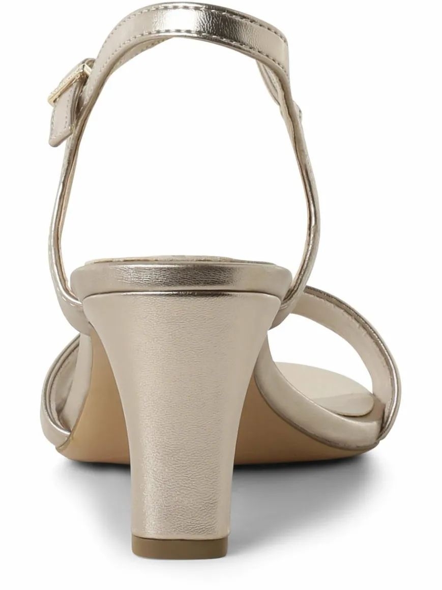 Tamaris Pumps|Sandalen & Sandaletten*Damen Sandaletten gold uni