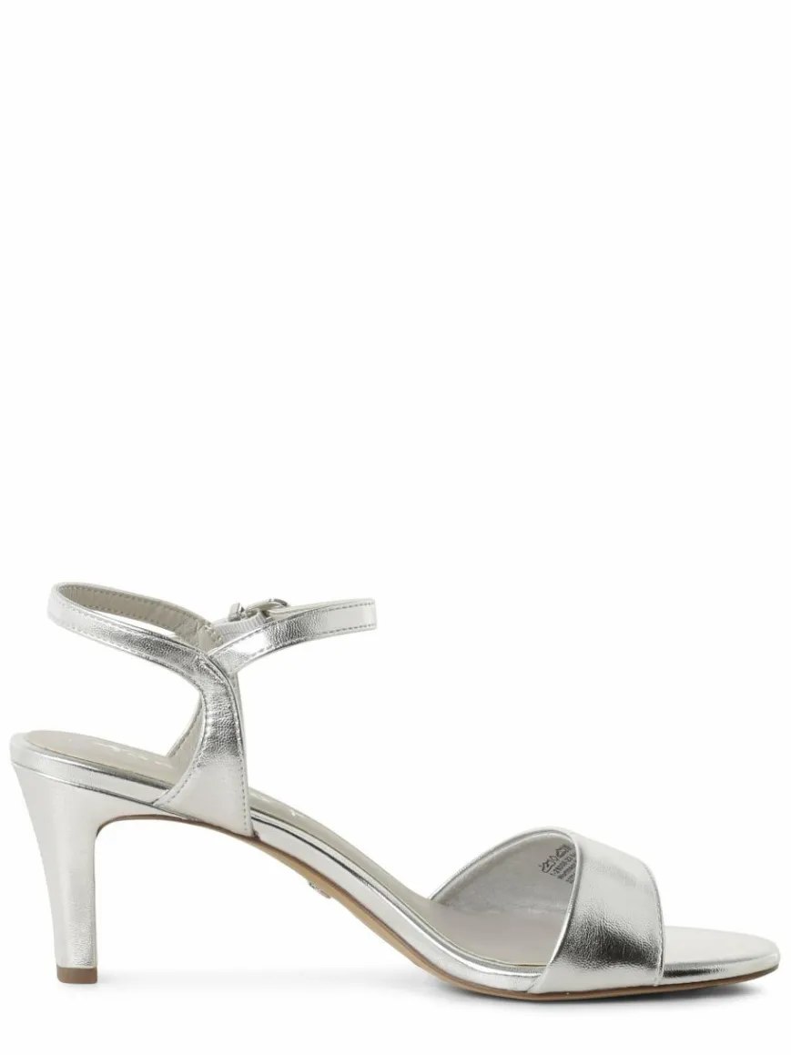 Tamaris Pumps|Sandalen & Sandaletten*Damen Sandaletten silber uni